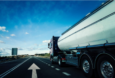 A tanker truck during a Diesel Delivery for Pontiac IL