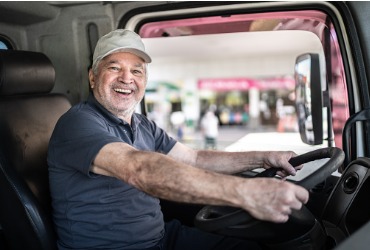 Truck driver performing a Gasoline Delivery for East Peoria IL